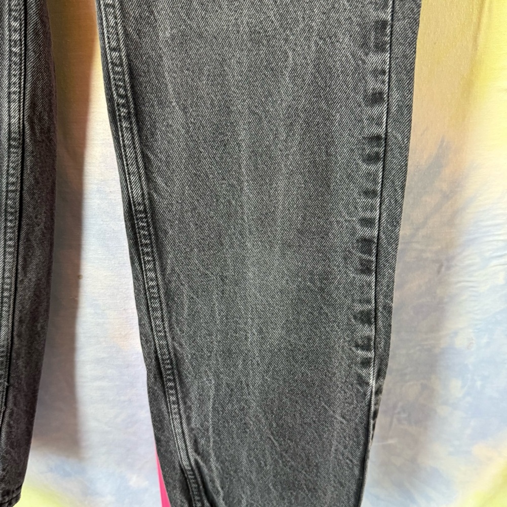 Free People Charcoal Straight Leg Jeans - Picture 5 of 5